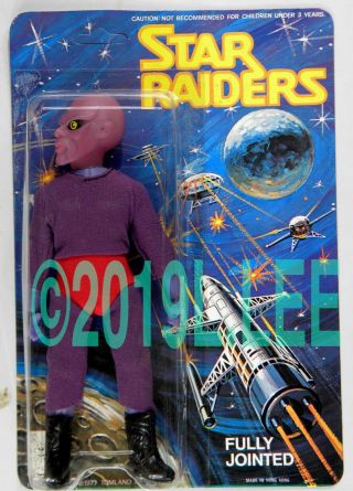 Vintage 1977 Tomland Industries Ltd.  Toys Star Raiders Very Rare Dagon Moc