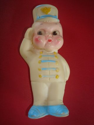 Vintage 1962 Bare Butt Dreamland Creation Rubber Squeak Soldier Boy Toy