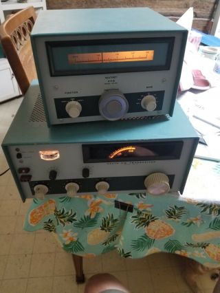 Vintage Heathkit Hw - 16 And Hg - 10b Hamm Radio Powers On