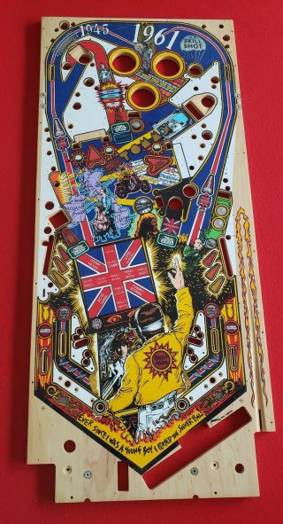 Tommy Pinball Playfield Data East Rare Item