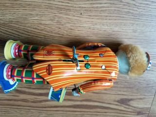 Rare Toy Wind Up Circus Clown made in japan 4