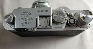 Vintage Leica DRP Ernst Leitz GmbH Germany Film Camera & Summar f=5cm 1:2 Lens 2