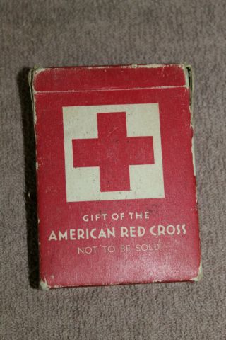 WW2 American Red Cross Full Deck of Playing Cards for U.  S.  Servicemen 4