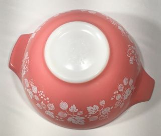 Vintage Pyrex Pink Gooseberry Cinderella 4 Bowl Mixing Set 444 443 442 441 LOOK 7