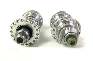 UBER RARE 1/1 Old School BMX Patterson Racing Prototype Hubs Matched PAIR 3