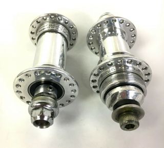 UBER RARE 1/1 Old School BMX Patterson Racing Prototype Hubs Matched PAIR 4