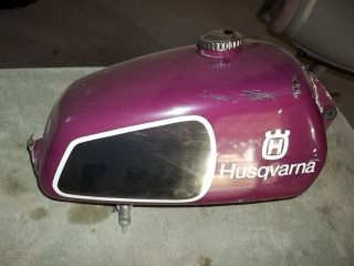 1976 Husqvarna Wr360 Tank Ahrma Vintage Motocross 125 250 360 400 440 501
