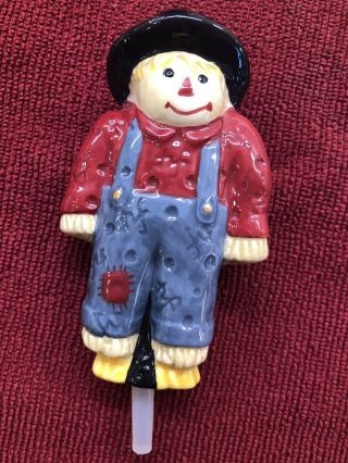 Nora Fleming Retired Mini Scarecrow/mint Conditiin Very Rare So Cute