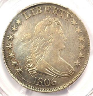1806 Draped Bust Half Dollar 50C O - 116 - PCGS VF Details - Rare Certified Coin 5