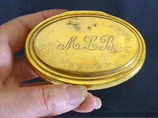 Victorian Aesthetic Whiting Sterling Silver Gilt Snuff Trinket Box Mlb 2.  8oz