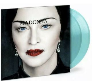 Madonna Madame X Translucent Blue 2lp Rare Vinyl 1000 Copies,  Buttons X