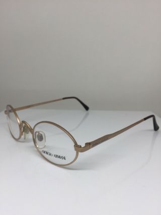 Vintage Giorgio Armani 122 Eyeglasses Ga 122 C.  703 Matte Gold 47 - 23mm Italy