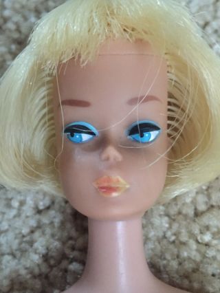 Vintage Pale Blonde AMERICAN GIRL BARBIE BUTTERY YELLOW LIPS 3