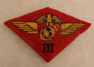 Wwii Japanese Made 3rd Marine Air Wing Open Weave Emb Principal Combat Air Wing