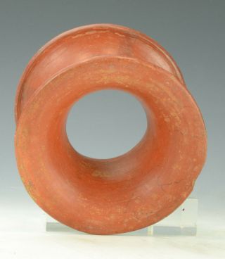 Pre - Columbian Costa Rica Pottery Vessel Base Terracotta C.  600 - 900ad