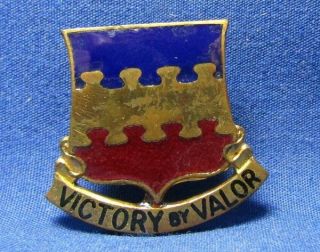 Wwii 20th Pursuit Group Victory By Valor Di Unit Crest Pin Sb