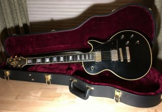 Vintage 1973 Gibson Les Paul Custom Black Beauty With Case