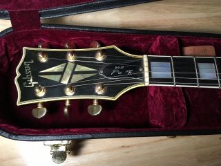 Vintage 1973 Gibson Les Paul Custom Black Beauty with Case 4