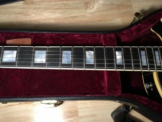 Vintage 1973 Gibson Les Paul Custom Black Beauty with Case 5
