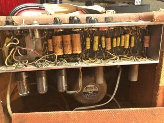 Late 50 ' s Fender Tweed Vibrolux Project - All ' 59 Tube Guitar Amplifier 6