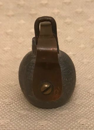 Miniature Vintage Antique Toy Lead Hand Grenade Bomb 1.  25” H Play War Soldier 2