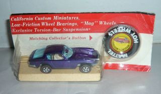 Htf Vintage 1967 Hot Wheels Redline Maserati Mistral Purple Nmoc
