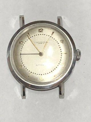 Universal Geneve Ss Automatic Mens Watch Swiss Vintage Watch