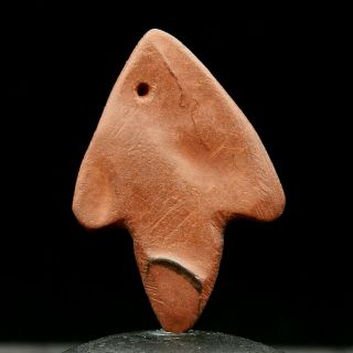 Ancient Neolithic Jasper Arrowhead - 29.  6 Mm Long - Sahara