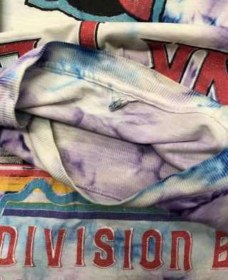 Pink Floyd Vintage Division Bell Tye Dyed Concert T Shirt 1994 Trashed 4