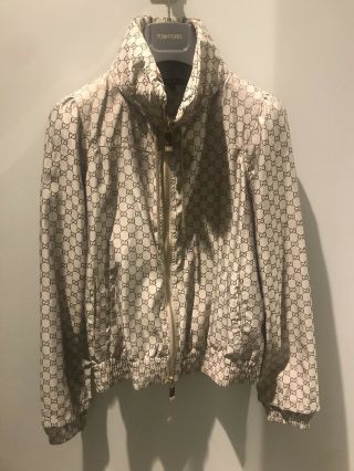 100 Authentic Rare Gucci Gg Womens Jacket