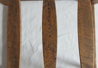 Antique Japanese Signed Wood Kotatsu Stand Hibachi Brazier Copper Liner 4