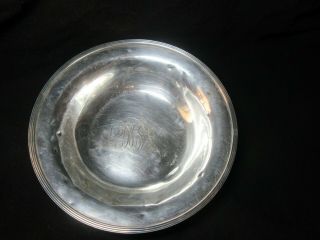 Antique Sterling Silver Bowl,  Hallmarked,  3039,  Some Dents Scrap Or Use 214 G
