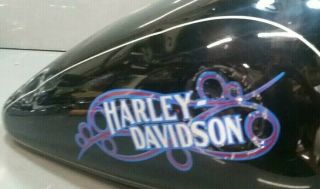 OEM Harley Davidson vintage Gas Tank Split Fuel Springer Softail Vtg 1980s 10