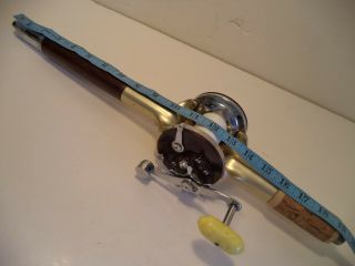 Vintage Neptuna Gold Cradle Mount & Penn Jigmaster 500 Salt Water Fishing Reel