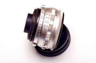 ,  Ultra Rare Lens Steinheil Munchen Quinon 45mm/2.  0 Leica 39mm Made In Germany