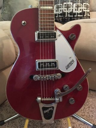 Vintage 1956 Gretsch 6131 FireBird Fire Bird with Bigsby and OHSC (Red DuoJet) 3