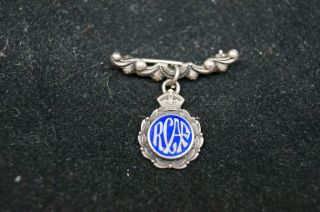 Ww2 Canadian Rcaf Silver Womens Lapel Badge Pin