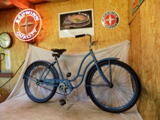 Prewar Roadmaster Trojan Cwc Beach Cruiser Bicycle Vintage Murray Elgin Shelby
