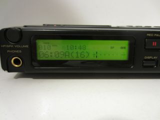 Vintage Marantz PMD - 650 Portable MiniDisc Player - Recorder w/ A/C Power Supply 2