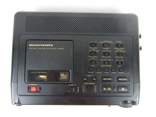 Vintage Marantz PMD - 650 Portable MiniDisc Player - Recorder w/ A/C Power Supply 3