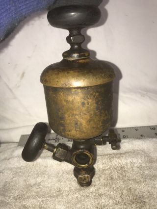 Antique Powell Neptune 5 Sight Feed Brass Oiler 3/4” Hit Miss Gas Engine