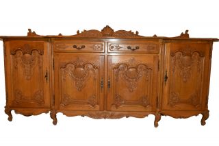Vintage French Louis Xv Server/ Sideboard/buffet,  1940 