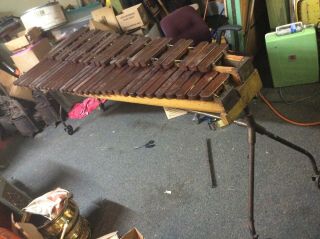 Vintage,  Deagan Marimba Xylophone,  Large,  7 1/2 feet long 7