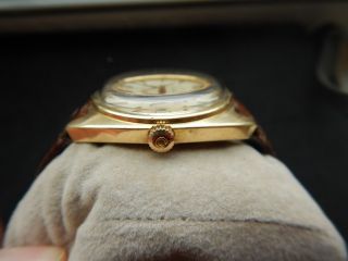 Vintage 18k Solid Gold,  Omega Constellation Date 168.  009 Caliber 564,  Serviced 3