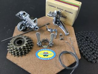 Campagnolo Nuovo Record Vintage Derailleurs Shifters Groupo Regina Cinelli Coppi