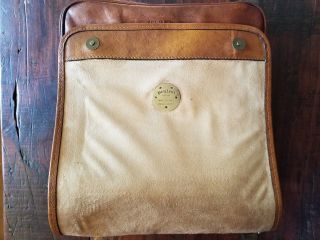 Pratesi Antique Brown Italian Calf Leather Medium Men ' s Crossbody Bag 3