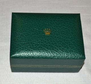 VINTAGE MEN ' S WATCH BOX AND MANUALS FOR ROLEX OYSTER 5