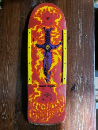 Powell Peralta Tommy Guererro Rare Vintage Skateboard Deck 1986