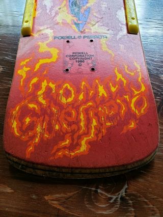 Powell Peralta Tommy Guererro Rare Vintage Skateboard Deck 1986 6