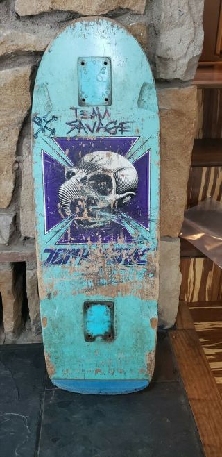 Vintage Tony Hawk Powell Peralta Pig Skateboard Rare 1983
